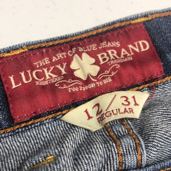 VINTAGE LUCKY BRAND SOFIA BOOT JEANS 12/31x30 🍀 - Picture 2 of 11